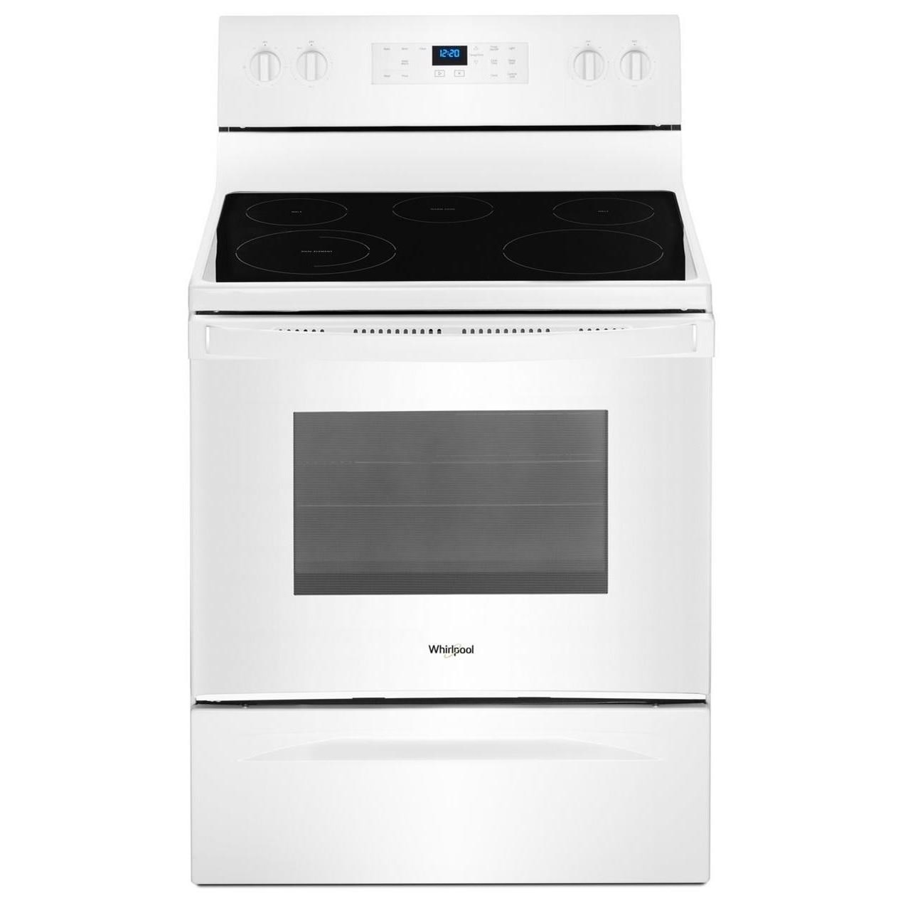 Whirlpool WFE505W0HW 5.3 cu. ft. Freestanding Electric Range with 5